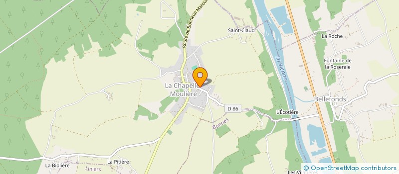 localisation de l'entreprise MADAME LAURA NOREL à LA CHAPELLE-MOULIERE