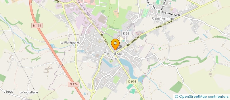 localisation de l'entreprise MADAME LAURA NORMAND à TORIGNY-LES-VILLES