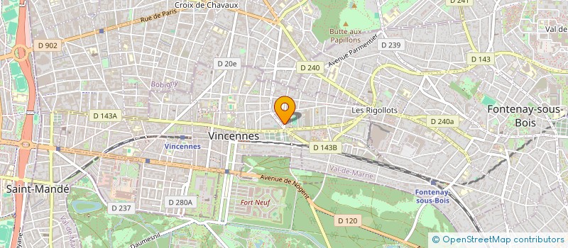 localisation de l'entreprise MADAME LAURA NOUGAREDE  VINCENNES