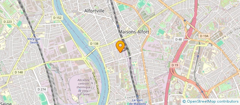 localisation de l'entreprise MADAME LAURA NOUIOUA  ALFORTVILLE