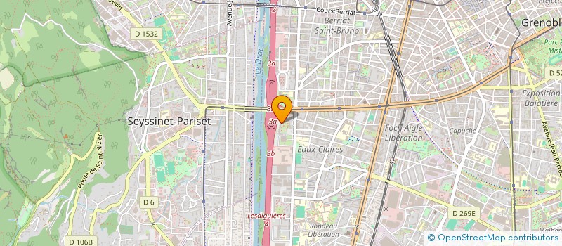 localisation de l'entreprise MADAME LAURA NURY à GRENOBLE