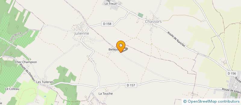 localisation de l'entreprise MADAME LAURA OLIVIERI à JARNAC