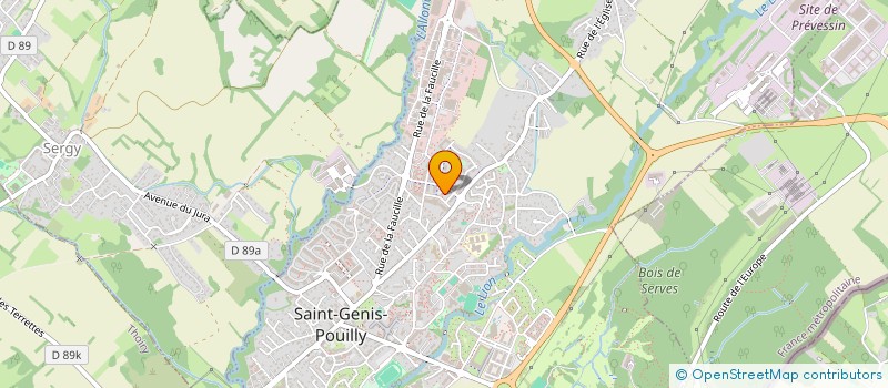 localisation de l'entreprise MADAME LAURA OLMOS DIAZ à SAINT-GENIS-POUILLY