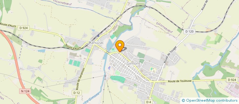 localisation de l'entreprise MADAME LAURA ORGET  GIMONT