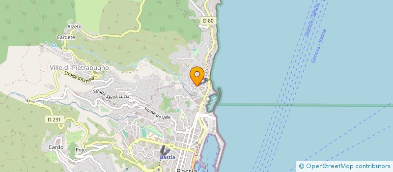 localisation de l'entreprise MADAME LAURA ORSINI à BASTIA