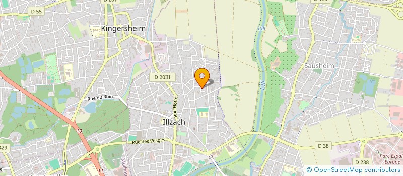 localisation de l'entreprise MADAME LAURA OTTAVIANI  ILLZACH