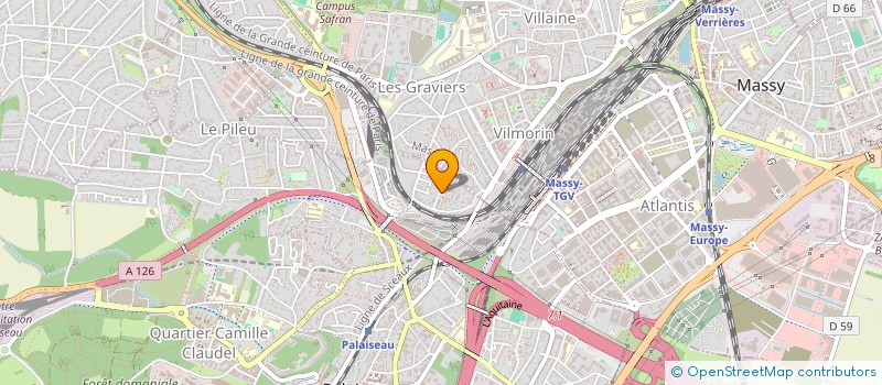 localisation de l'entreprise MADAME LAURA OUDOT  PALAISEAU