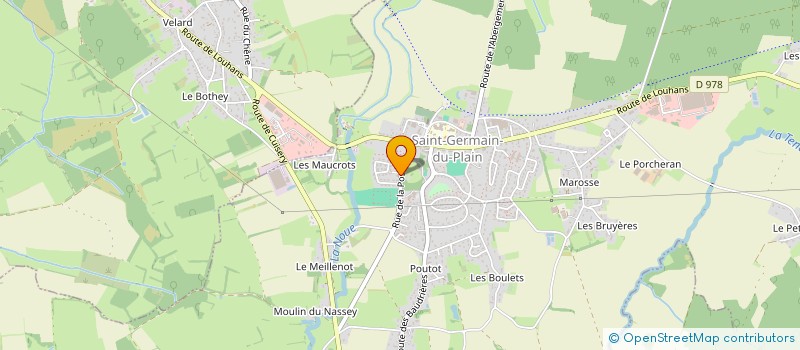 localisation de l'entreprise MADAME LAURA OVRE  SAINT-GERMAIN-DU-PLAIN