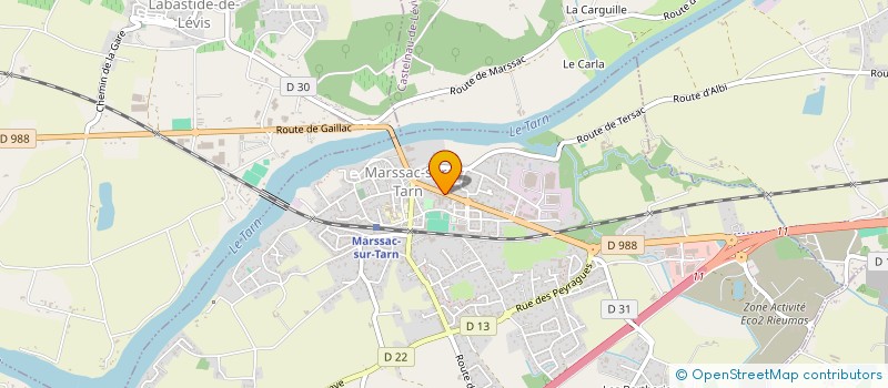 localisation de l'entreprise MADAME LAURA PAGES  MARSSAC-SUR-TARN