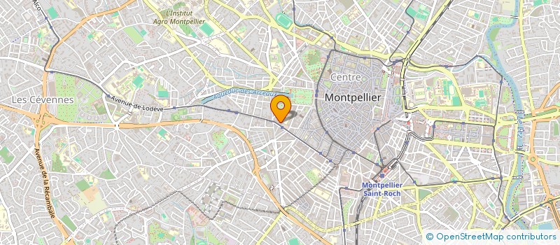 localisation de l'entreprise MADAME LAURA PAINBLANC à MONTPELLIER