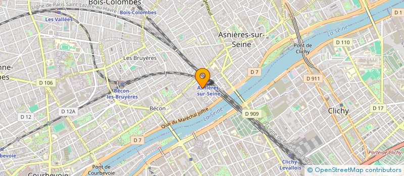 localisation de l'entreprise MADAME LAURA PALACIO BERRIO à ASNIERES-SUR-SEINE