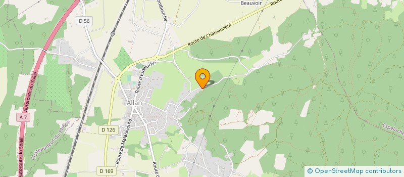 localisation de l'entreprise MADAME LAURA PALIX  ALLAN