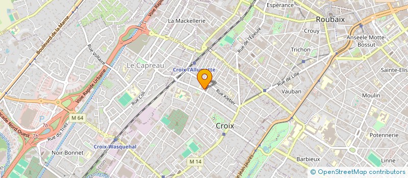 localisation de l'entreprise MADAME LAURA PAPIN  CROIX