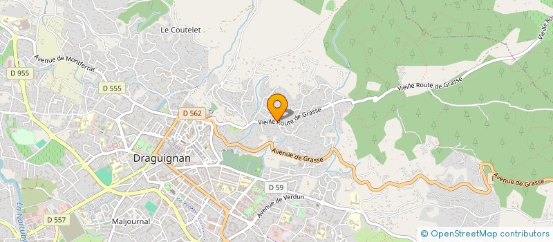 localisation de l'entreprise MADAME LAURA PARVILLEZ  DRAGUIGNAN