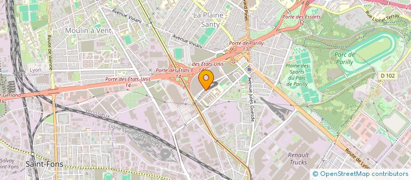 localisation de l'entreprise MADAME LAURA PASCAL  VILLEURBANNE