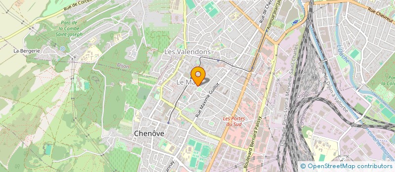 localisation de l'entreprise MADAME LAURA PASCALE NAMECHE à CHENOVE