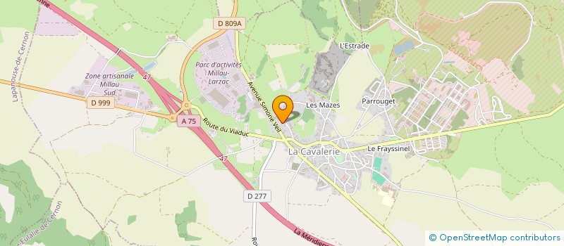 localisation de l'entreprise MADAME LAURA PATRICIA MUYS  LA CAVALERIE