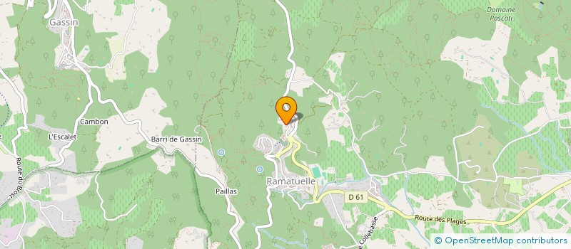 localisation de l'entreprise MADAME LAURA PATRONE  RAMATUELLE