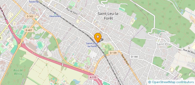 localisation de l'entreprise MADAME LAURA-PAULINE BIKEMBO  SAINT-LEU-LA-FORET