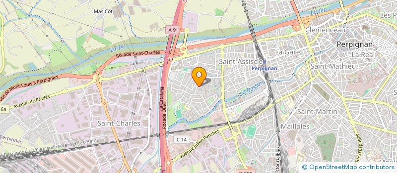 localisation de l'entreprise MADAME LAURA PAULUS  PERPIGNAN