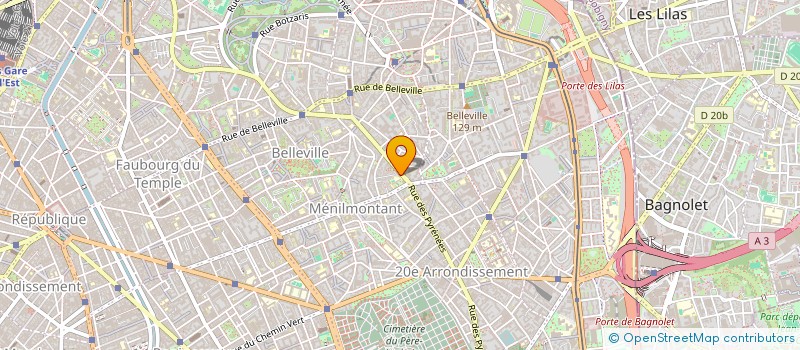 localisation de l'entreprise MADAME LAURA PEDEAU  PARIS