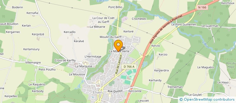 localisation de l'entreprise MADAME LAURA PERCY  ELVEN