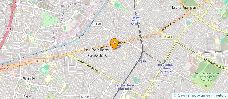 localisation de l'entreprise MADAME LAURA PEREIRA CARVALHO à LES PAVILLONS-SOUS-BOIS