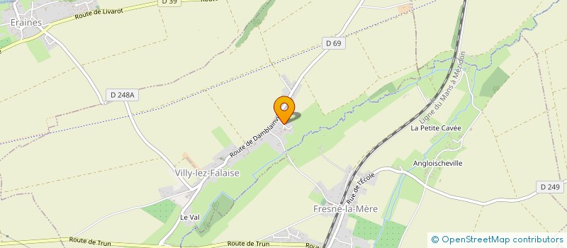 localisation de l'entreprise MADAME LAURA PEREIRA DOS REIS  VILLY-LEZ-FALAISE