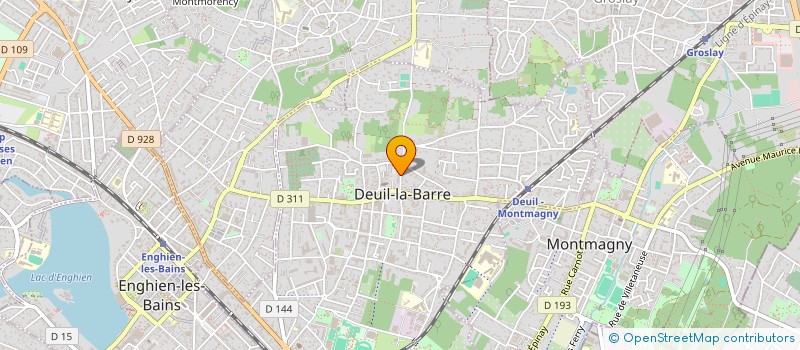 localisation de l'entreprise MADAME LAURA PEREZ  DEUIL-LA-BARRE