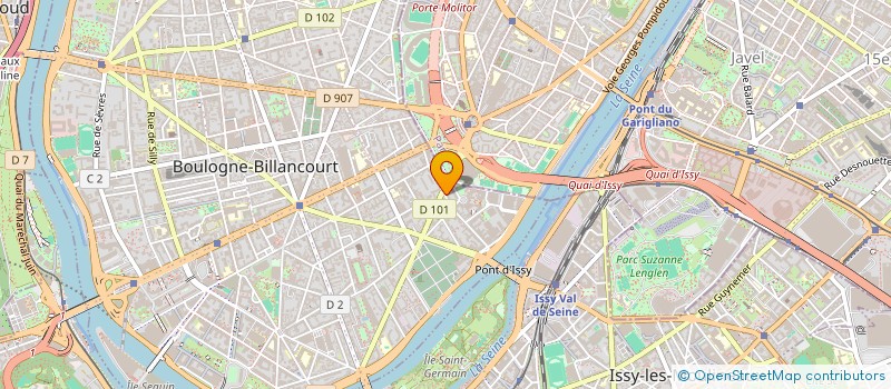 localisation de l'entreprise MADAME LAURA PERINAUD à BOULOGNE-BILLANCOURT