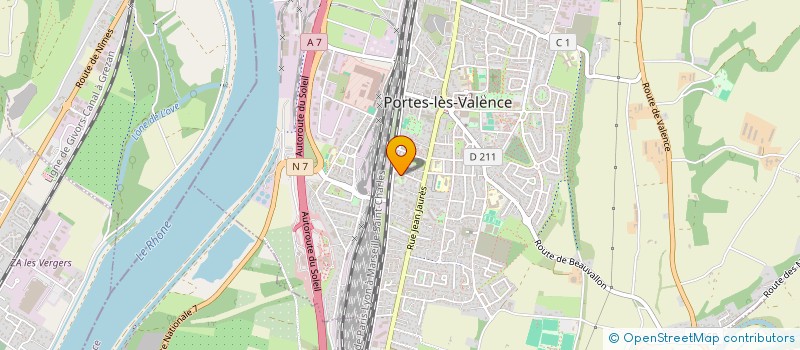 localisation de l'entreprise MADAME LAURA PERNOD  PORTES-LES-VALENCE