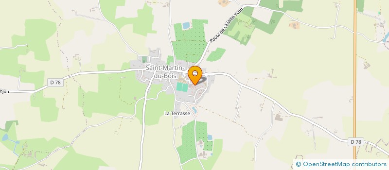 localisation de l'entreprise MADAME LAURA PERRAULT à SEGRE-EN-ANJOU BLEU