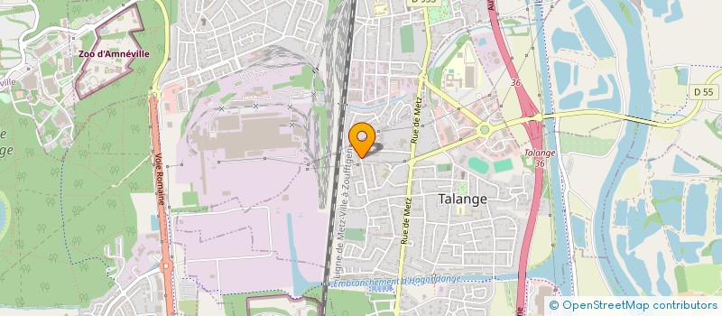 localisation de l'entreprise MADAME LAURA PERSCH  TALANGE