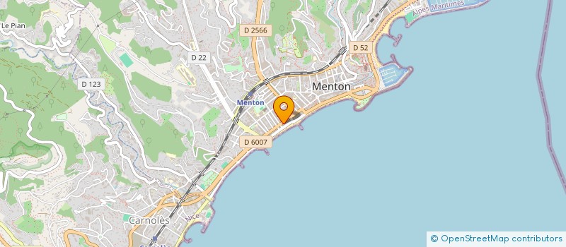 localisation de l'entreprise MADAME LAURA PEZZOLATO  MENTON