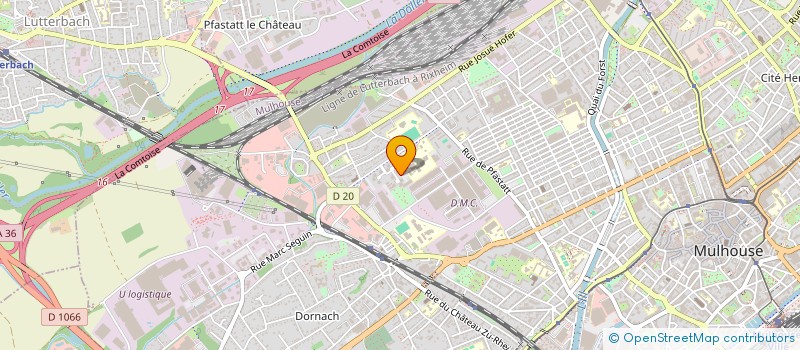 localisation de l'entreprise MADAME LAURA PFERTZEL LAURA  MULHOUSE