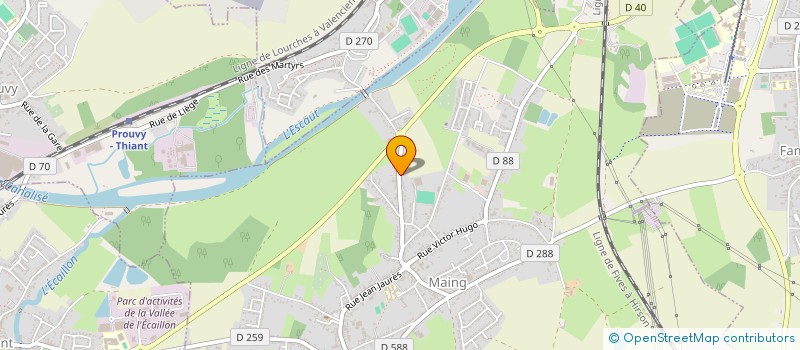 localisation de l'entreprise MADAME LAURA PHILIPPE  MAING