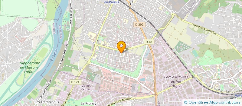 localisation de l'entreprise MADAME LAURA PIALOUX  CORMEILLES-EN-PARISIS