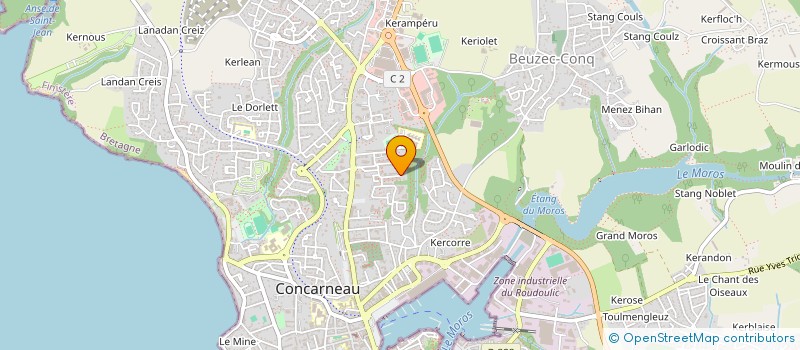 localisation de l'entreprise MADAME LAURA PICART  CONCARNEAU