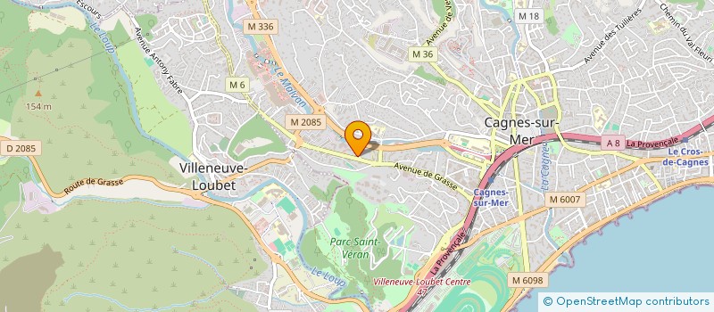 localisation de l'entreprise MADAME LAURA PIETRASANTA à CAGNES-SUR-MER