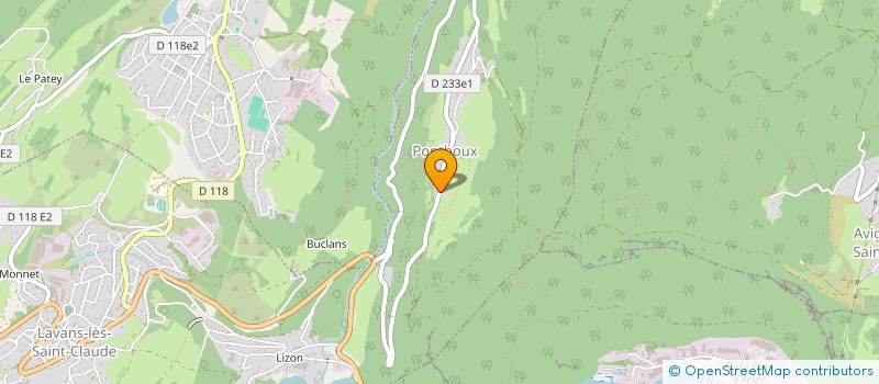 localisation de l'entreprise MADAME LAURA PILOT  LAVANS-LES-SAINT-CLAUDE