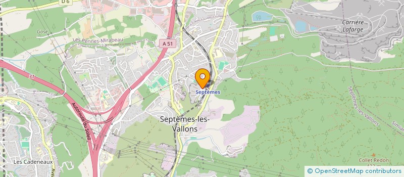 localisation de l'entreprise MADAME LAURA PIN  SEPTEMES-LES-VALLONS