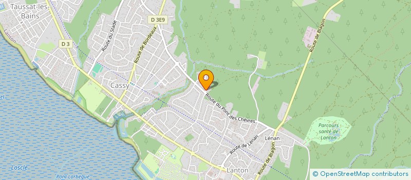 localisation de l'entreprise MADAME LAURA PINEAU  LANTON