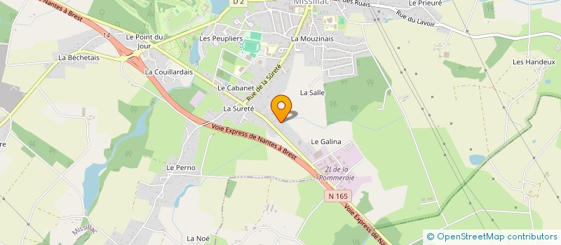 localisation de l'entreprise MADAME LAURA PINON  MISSILLAC