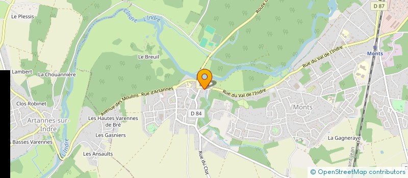 localisation de l'entreprise MADAME LAURA PINTO  MONTS