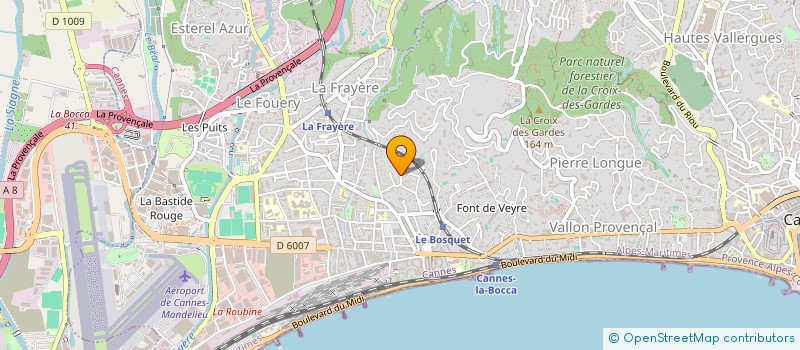 localisation de l'entreprise MADAME LAURA PIONNIER à CANNES