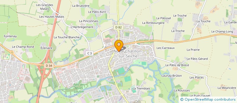 localisation de l'entreprise MADAME LAURA PIROT  NOYAL-CHATILLON-SUR-SEICHE