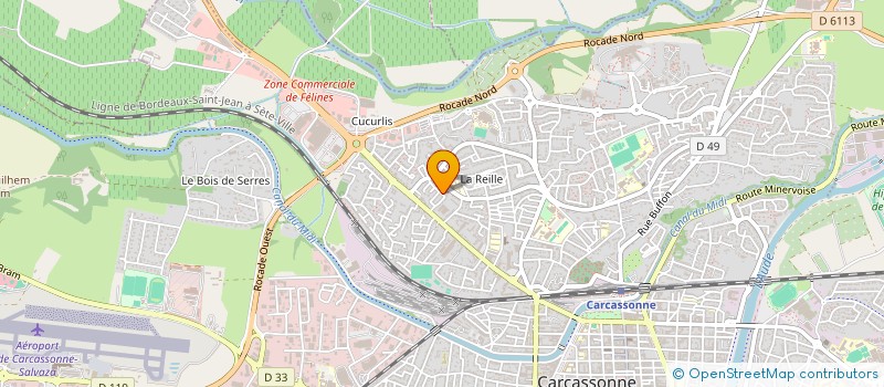 localisation de l'entreprise MADAME LAURA PISON  CARCASSONNE