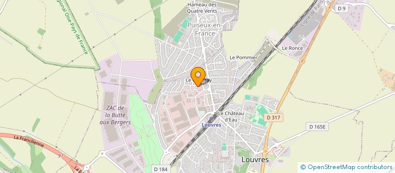 localisation de l'entreprise MADAME LAURA PIZOT  LOUVRES