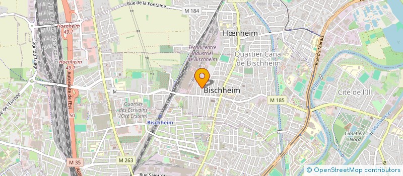 localisation de l'entreprise MADAME LAURA PLASSIER à BISCHHEIM