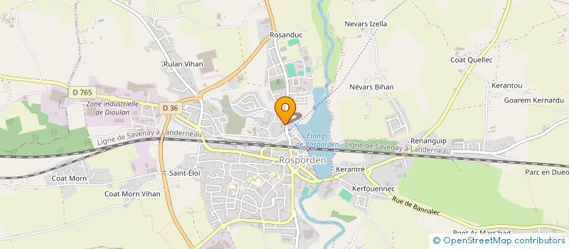 localisation de l'entreprise MADAME LAURA PLEIGNET  ROSPORDEN